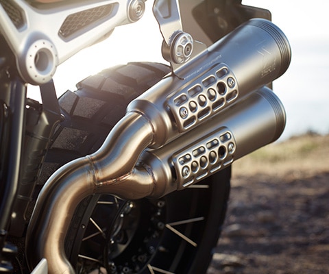 R nineT Scrambler exhaust system