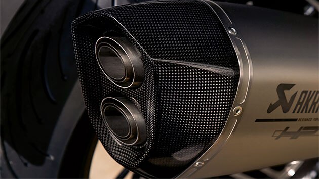 BMW R 1250 R with HP sport silencer