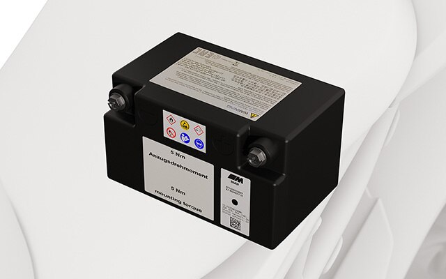 The high-performance M Lightweight battery of the S 1000 RR