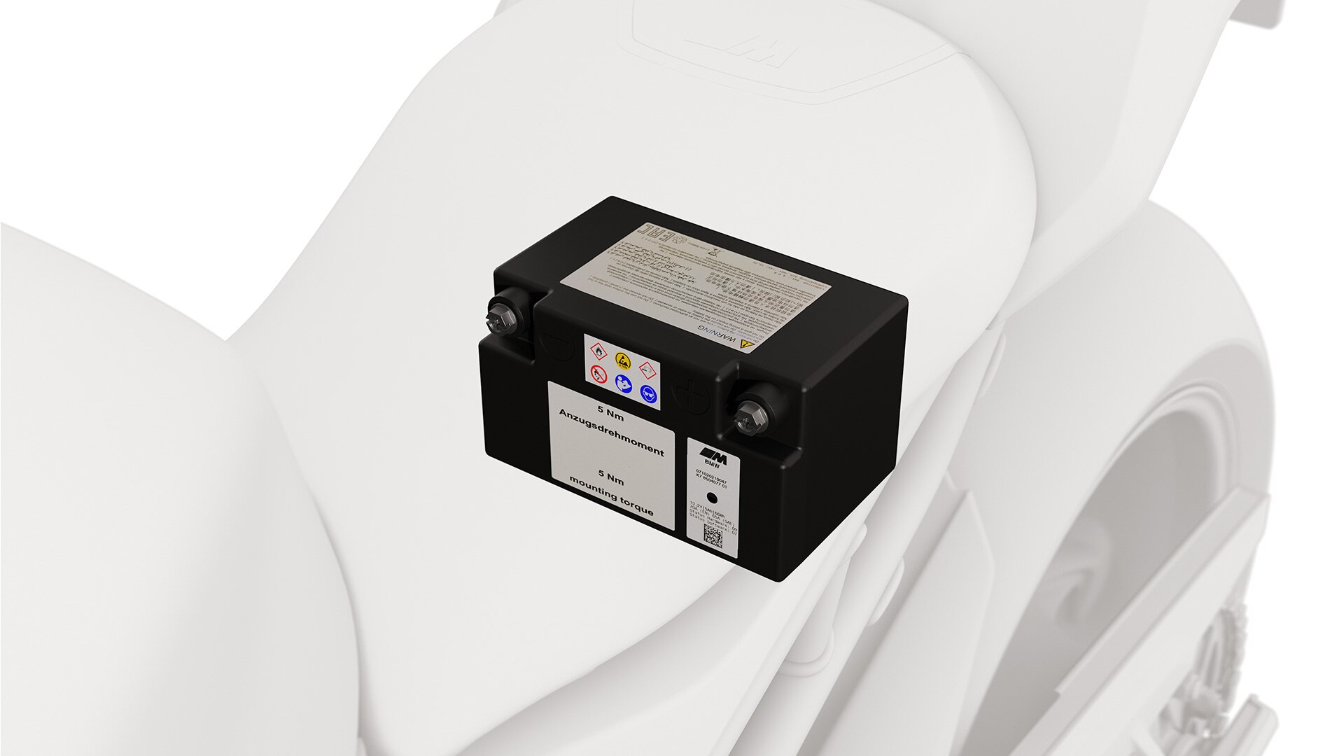 The high-performance M Lightweight battery of the S 1000 RR