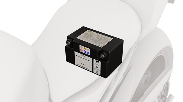 The high-performance M Lightweight battery of the S 1000 RR