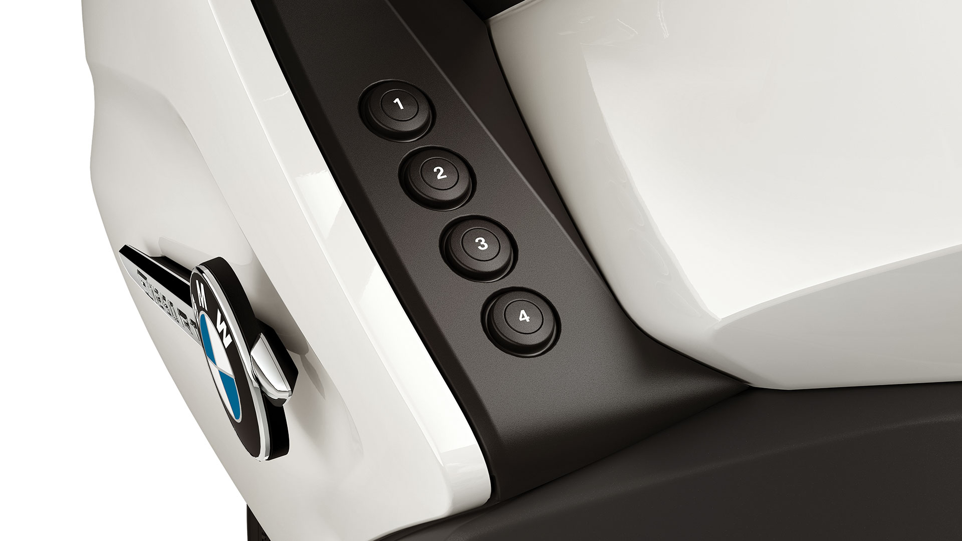 We see the four favourite buttons of the R 1250 RT.
