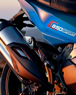C 650 Sport rear section